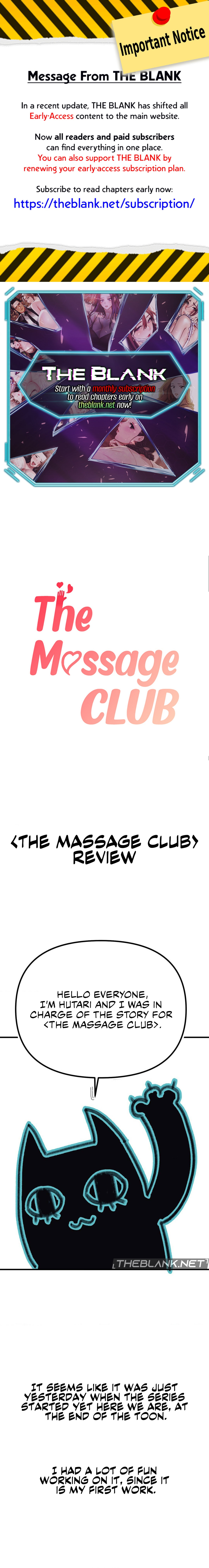 The Massage Club Chapter 45.5 - Page 1