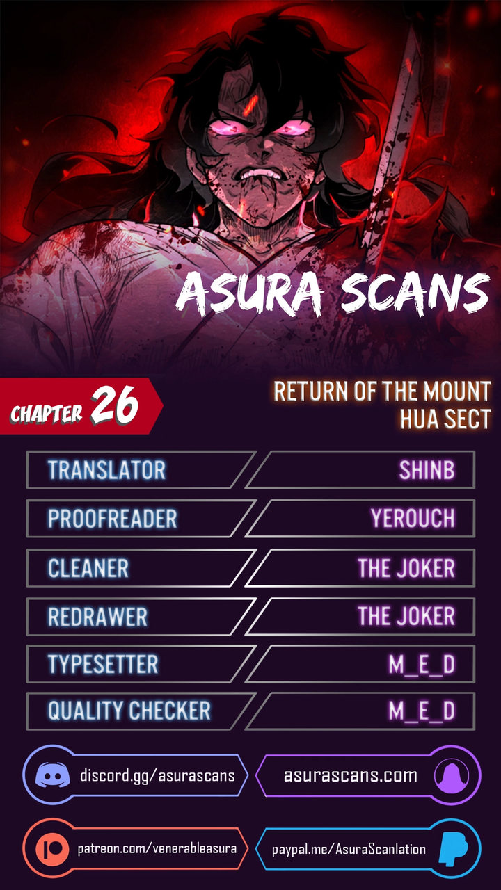 Return of the Mount Hua Sect Chapter 26 - Page 1