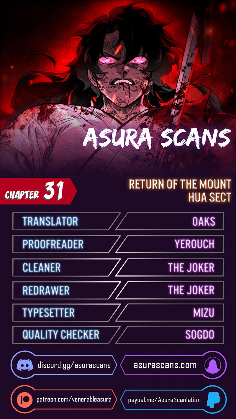 Return of the Mount Hua Sect Chapter 31 - Page 1