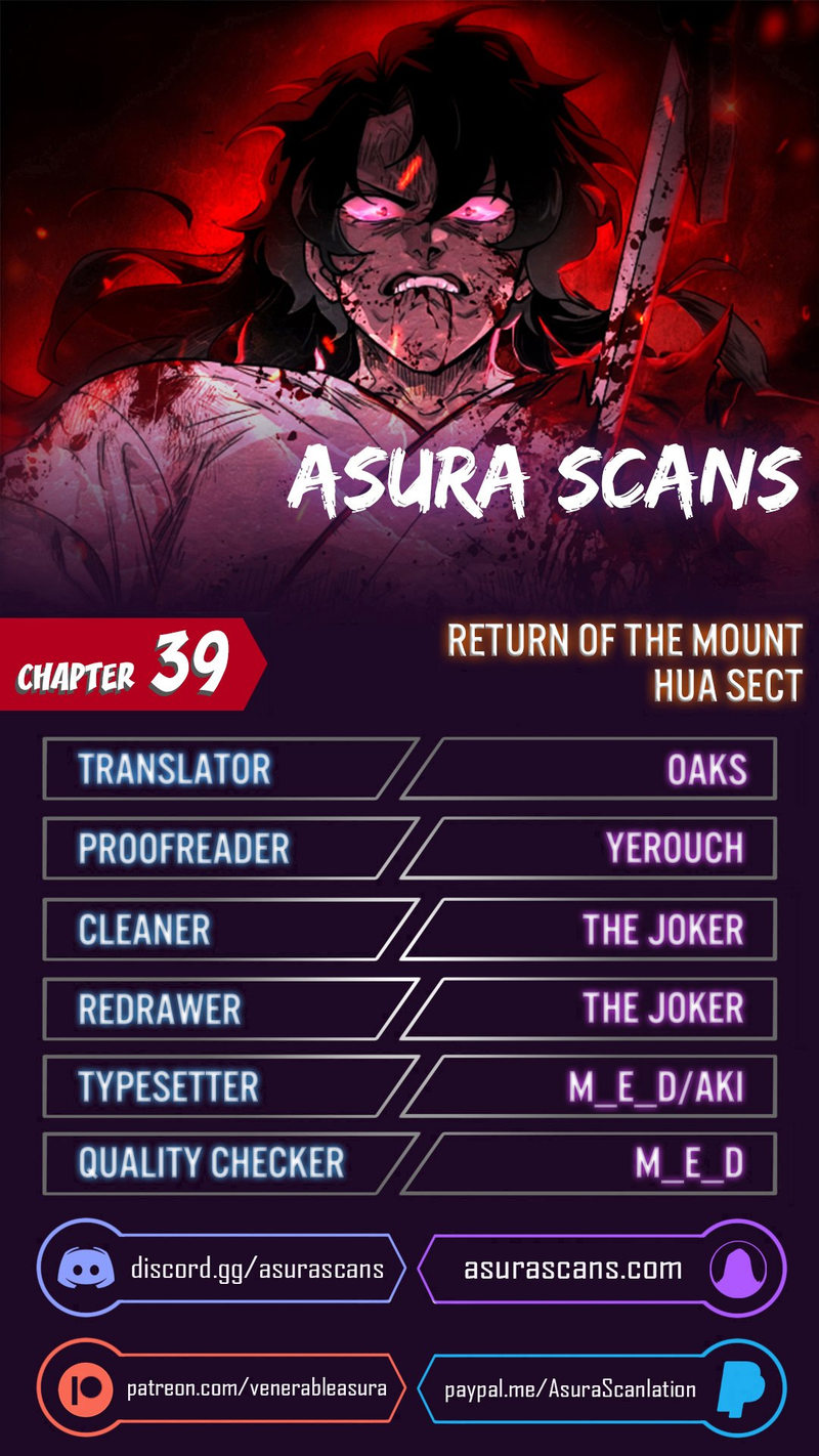 Return of the Mount Hua Sect Chapter 39 - Page 1