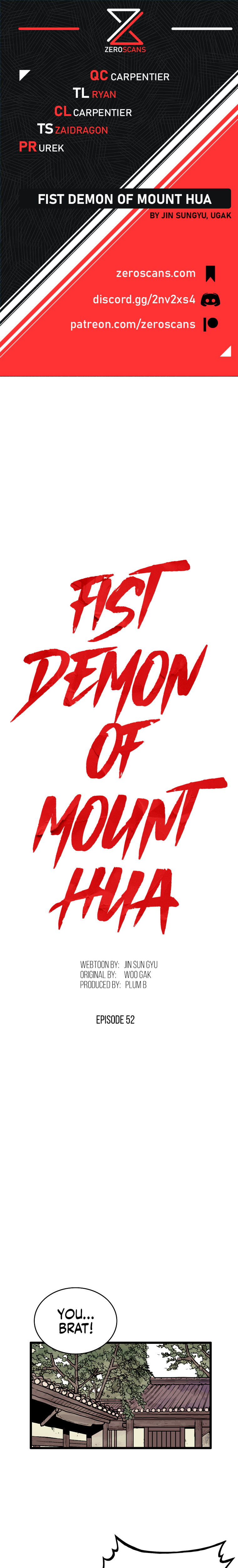 Fist demon of Mount Hua Chapter 52 - Page 1