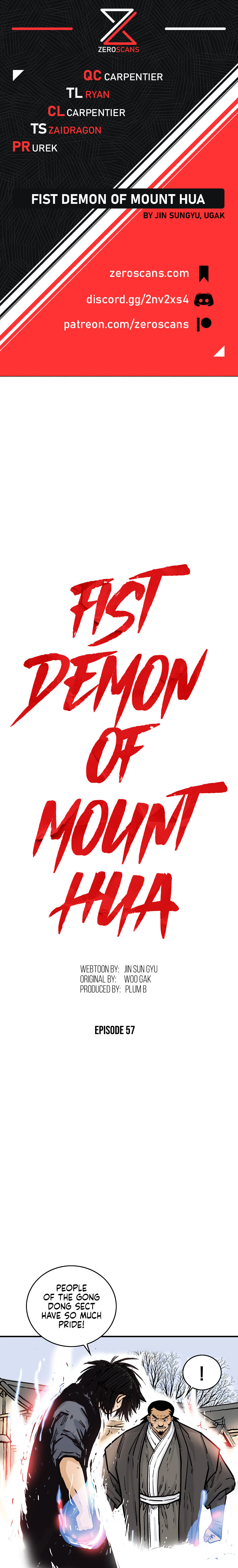 Fist demon of Mount Hua Chapter 57 - Page 1