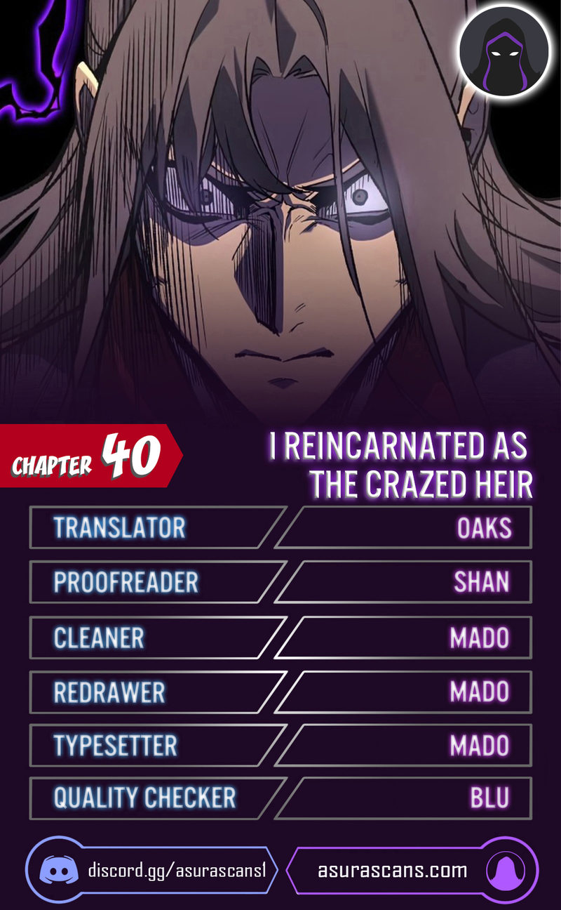 I Reincarnated As The Crazed Heir Chapter 40 - Page 1