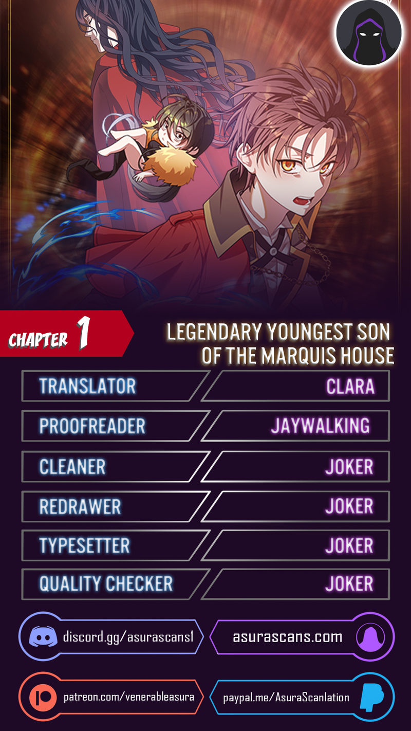 Legendary Youngest Son of the Marquis House Chapter 1 - Page 1