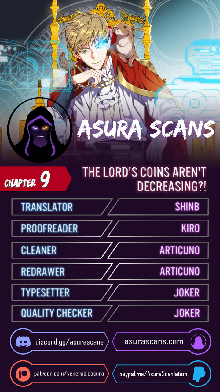 The Lord’s Coins Aren’t Decreasing?! Chapter 9 - Page 1