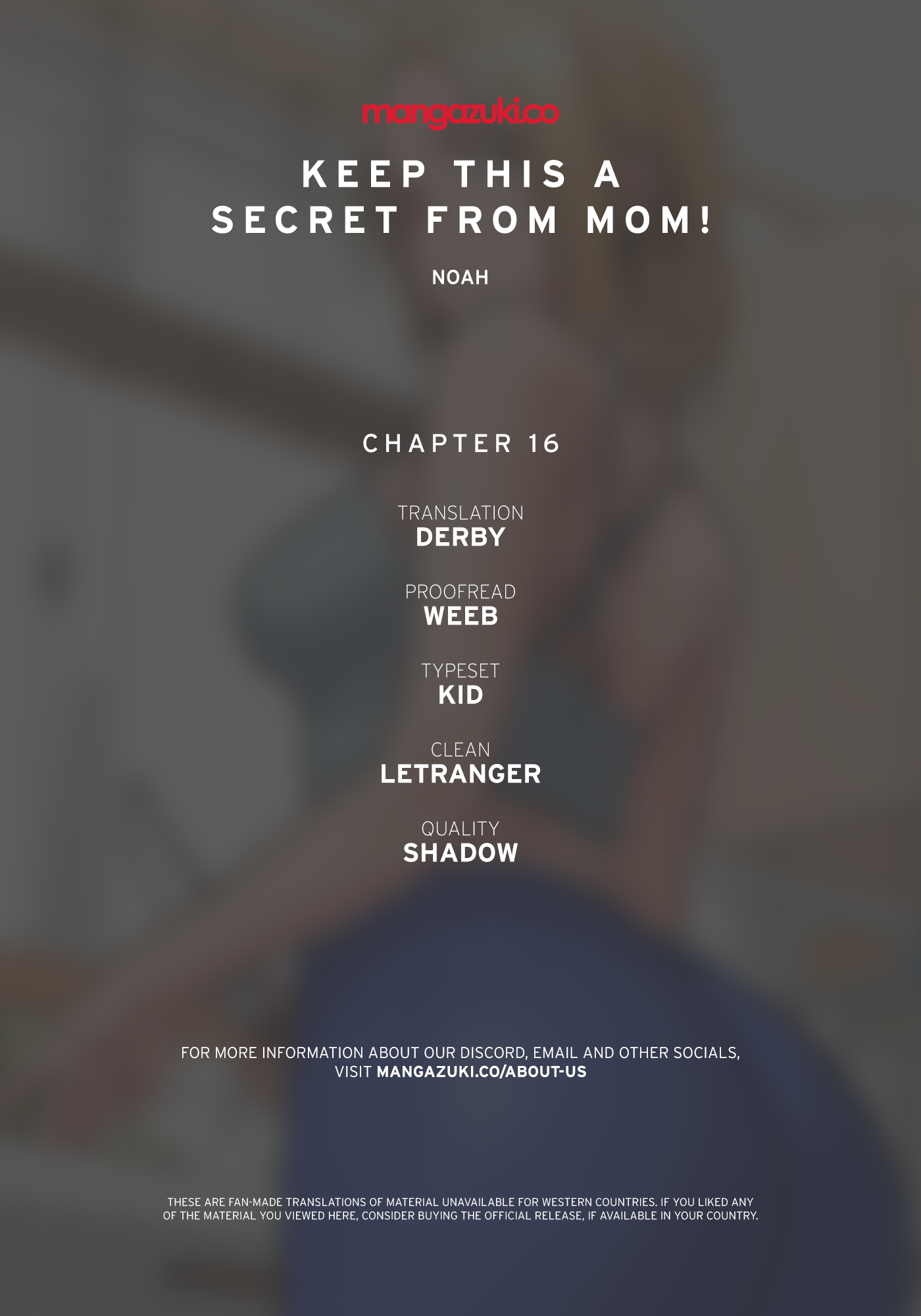 Keep it a secret from your mother! Chapter 16 - Page 1