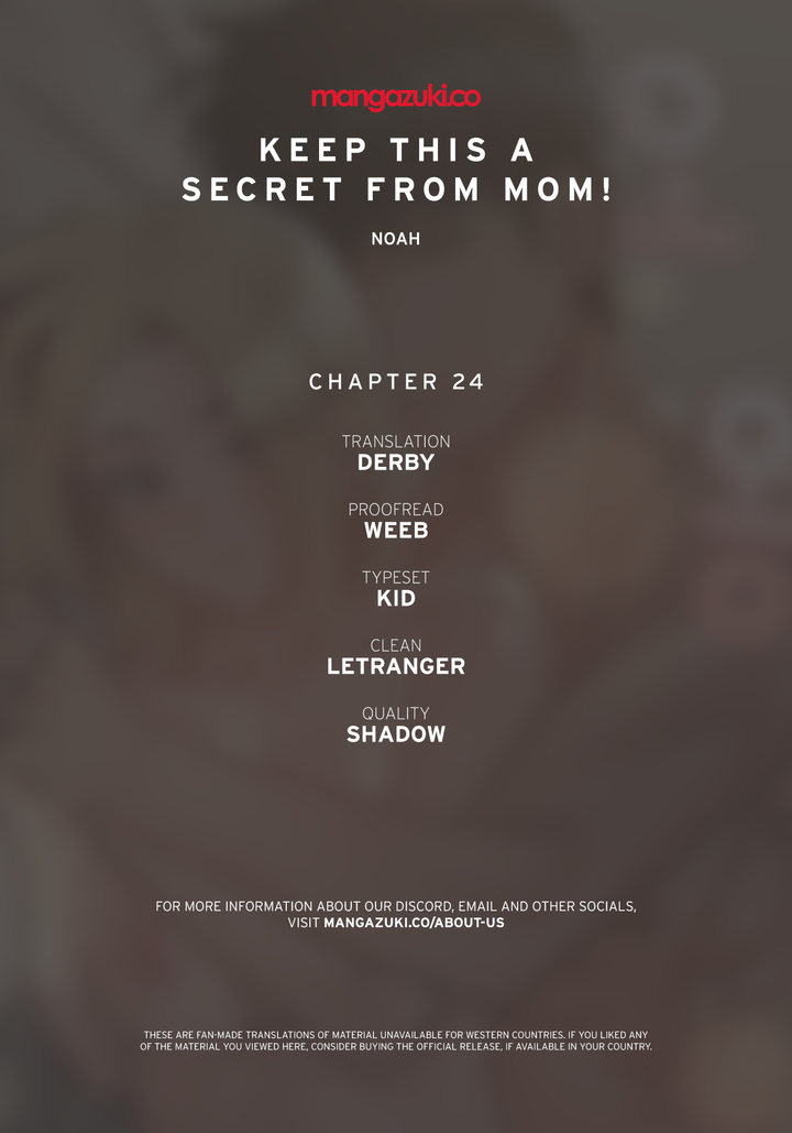 Keep it a secret from your mother! Chapter 24 - Page 1