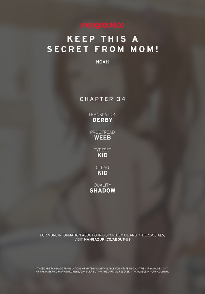 Keep it a secret from your mother! Chapter 34 - Page 1