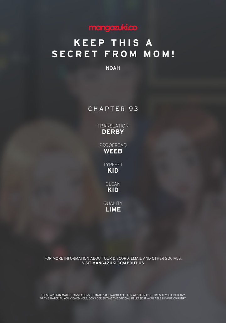 Keep it a secret from your mother! Chapter 93 - Page 1