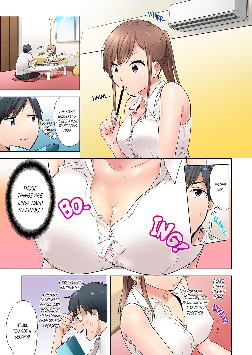 A Scorching Hot Day with A Broken Air Conditioner. If I Keep Having Sex with My Sweaty Childhood Friend… Chapter 1 - Page 3