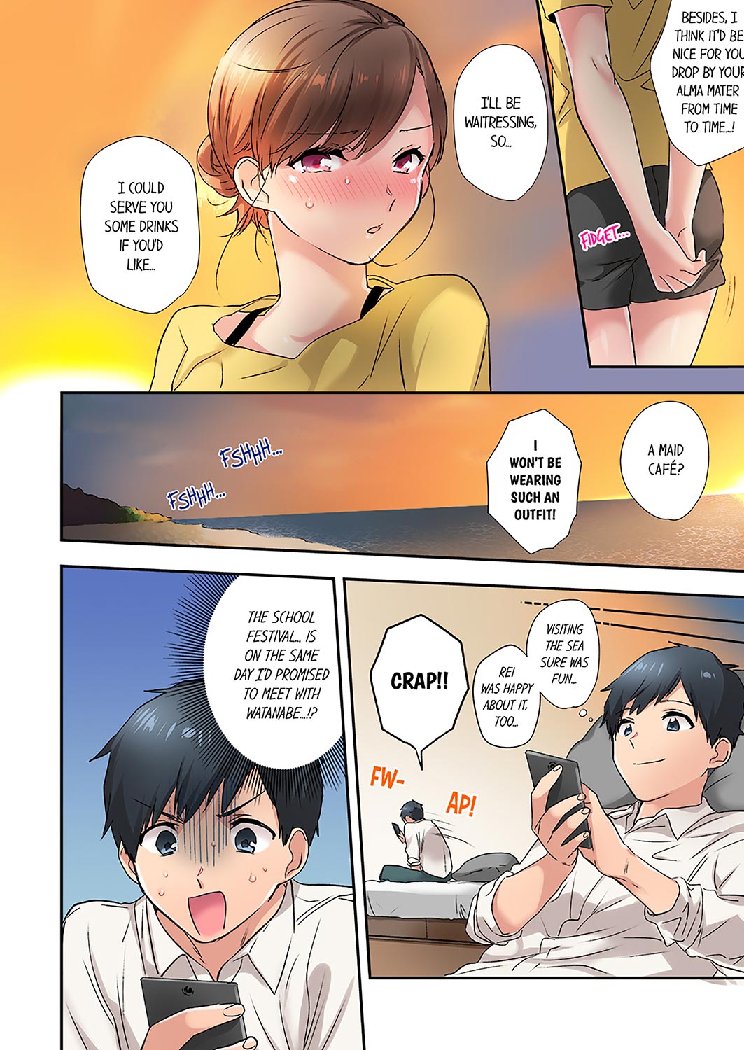 A Scorching Hot Day with A Broken Air Conditioner. If I Keep Having Sex with My Sweaty Childhood Friend… Chapter 12 - Page 8