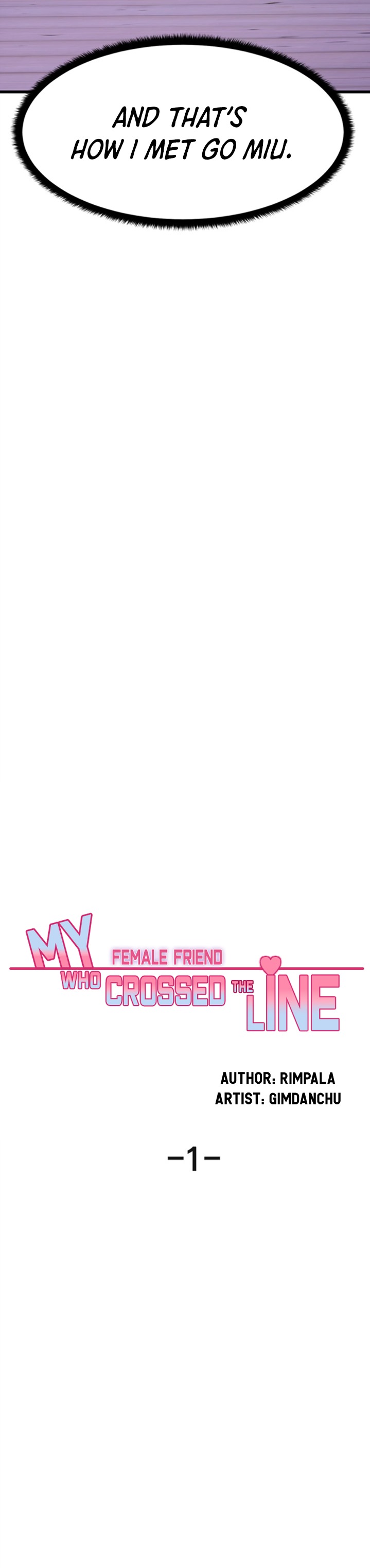 My Female Friend Who Crossed The Line Chapter 1 - Page 25