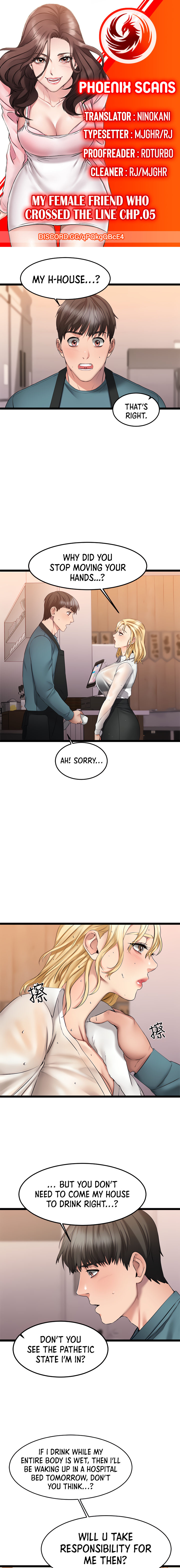 My Female Friend Who Crossed The Line Chapter 5 - Page 1