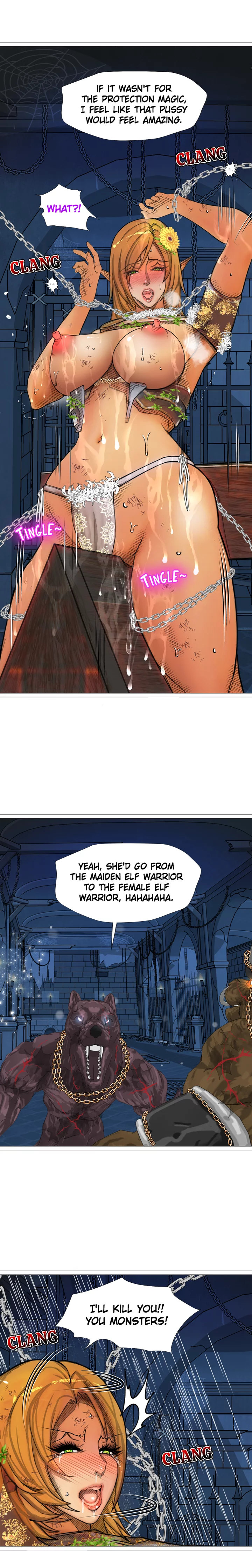 The DARK ELF QUEEN and the SLAVE ORC Chapter 15 - Page 8