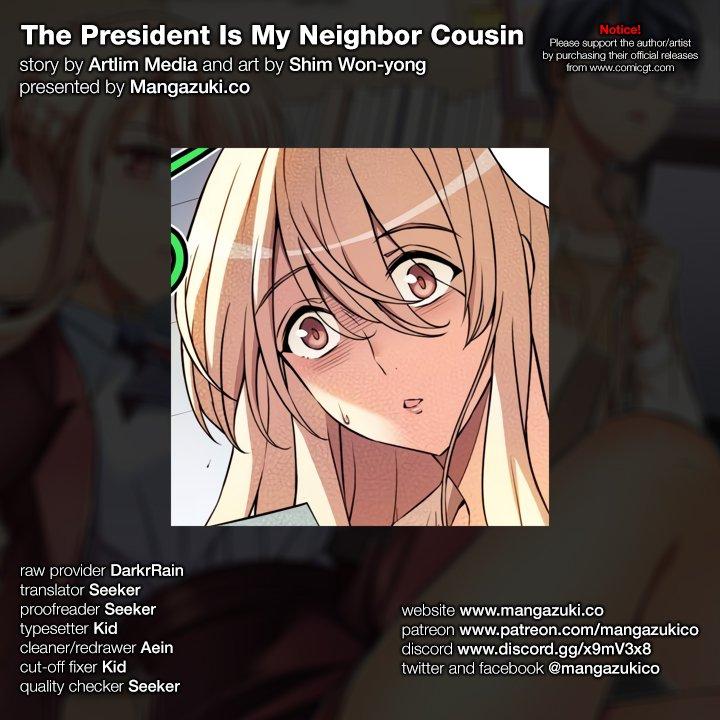 The President Is My Neighbor Cousin Chapter 32 - Page 1