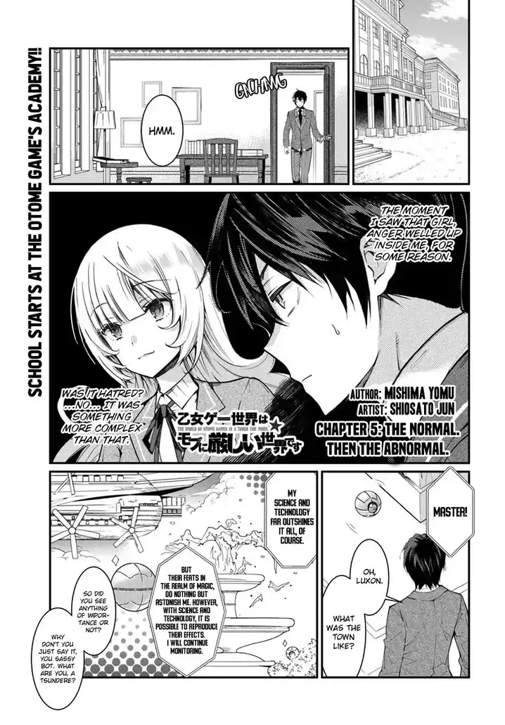 Otome Game Sekai wa Mob ni Kibishii Sekai desu Chapter 5 - Page 2