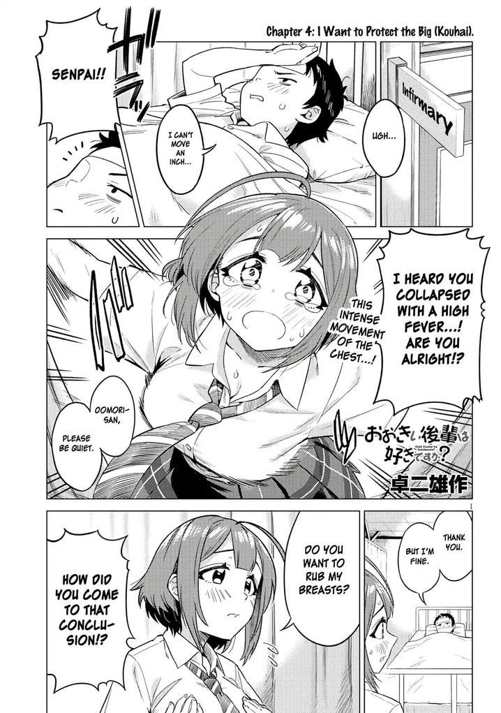 Ookii Kouhai wa Suki desu ka? Chapter 4 - Page 1