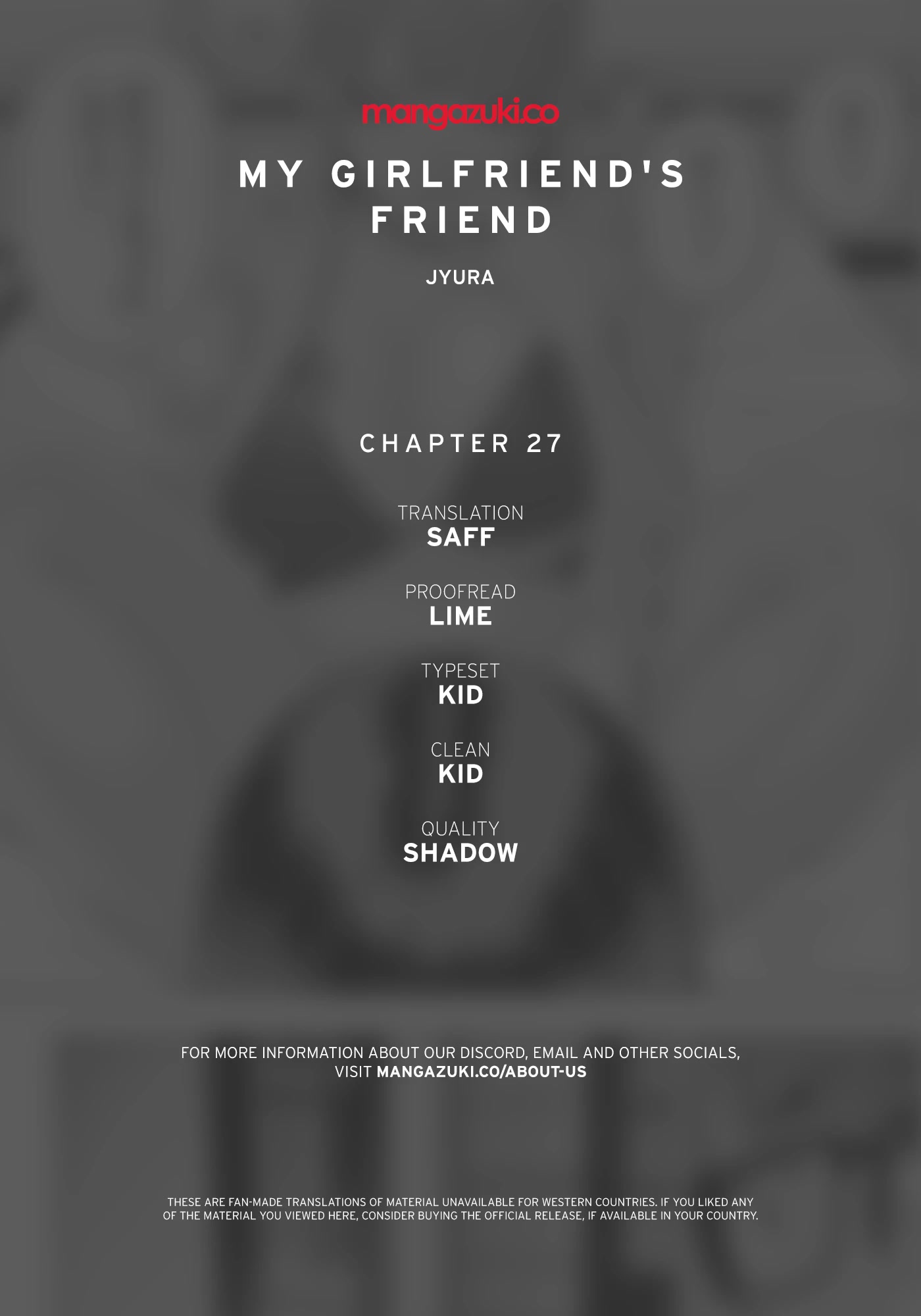 My Girlfriend's Friend Chapter 27 - Page 1