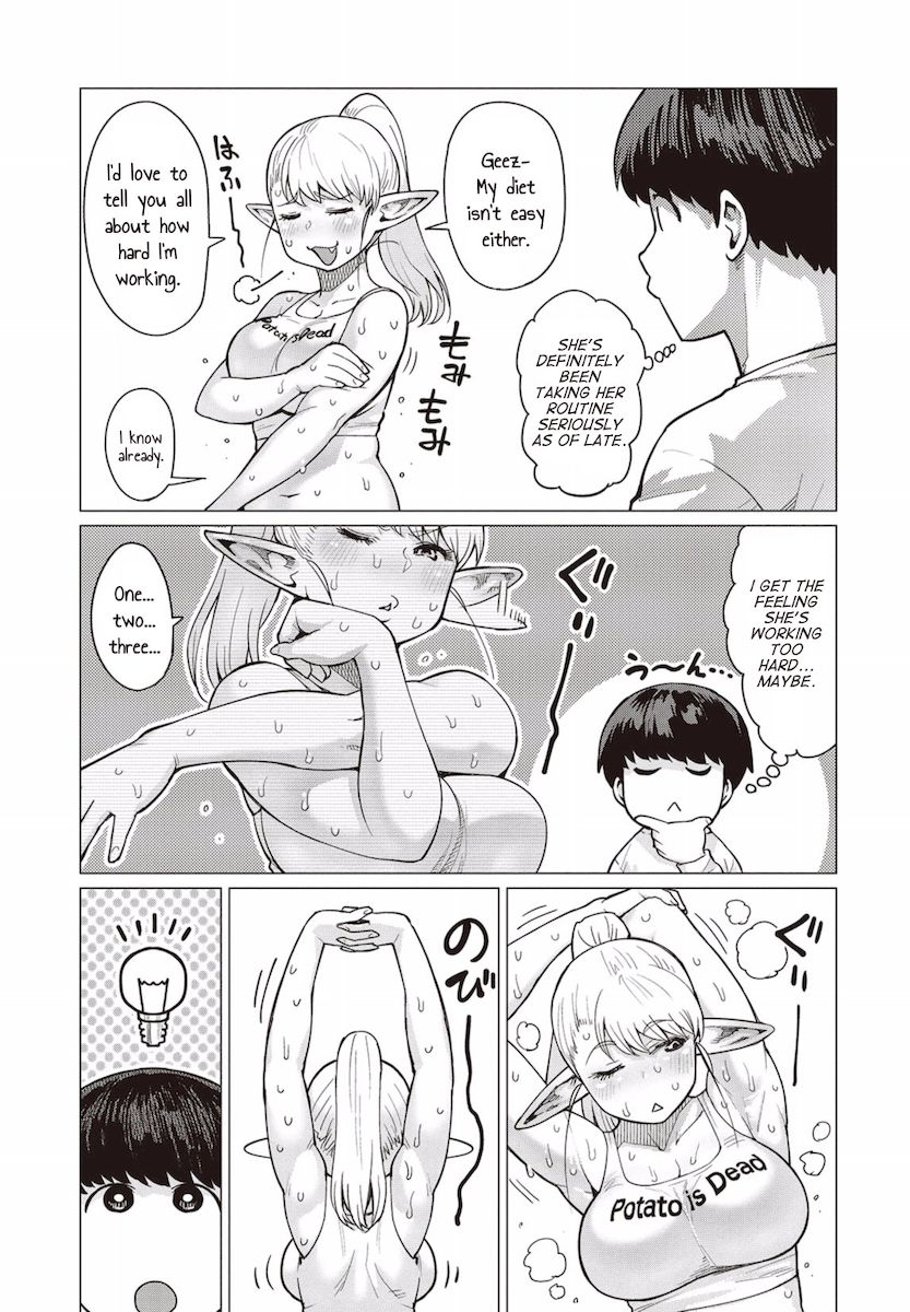 Elf-San Wa Yaserarenai. Chapter 12 - Page 4