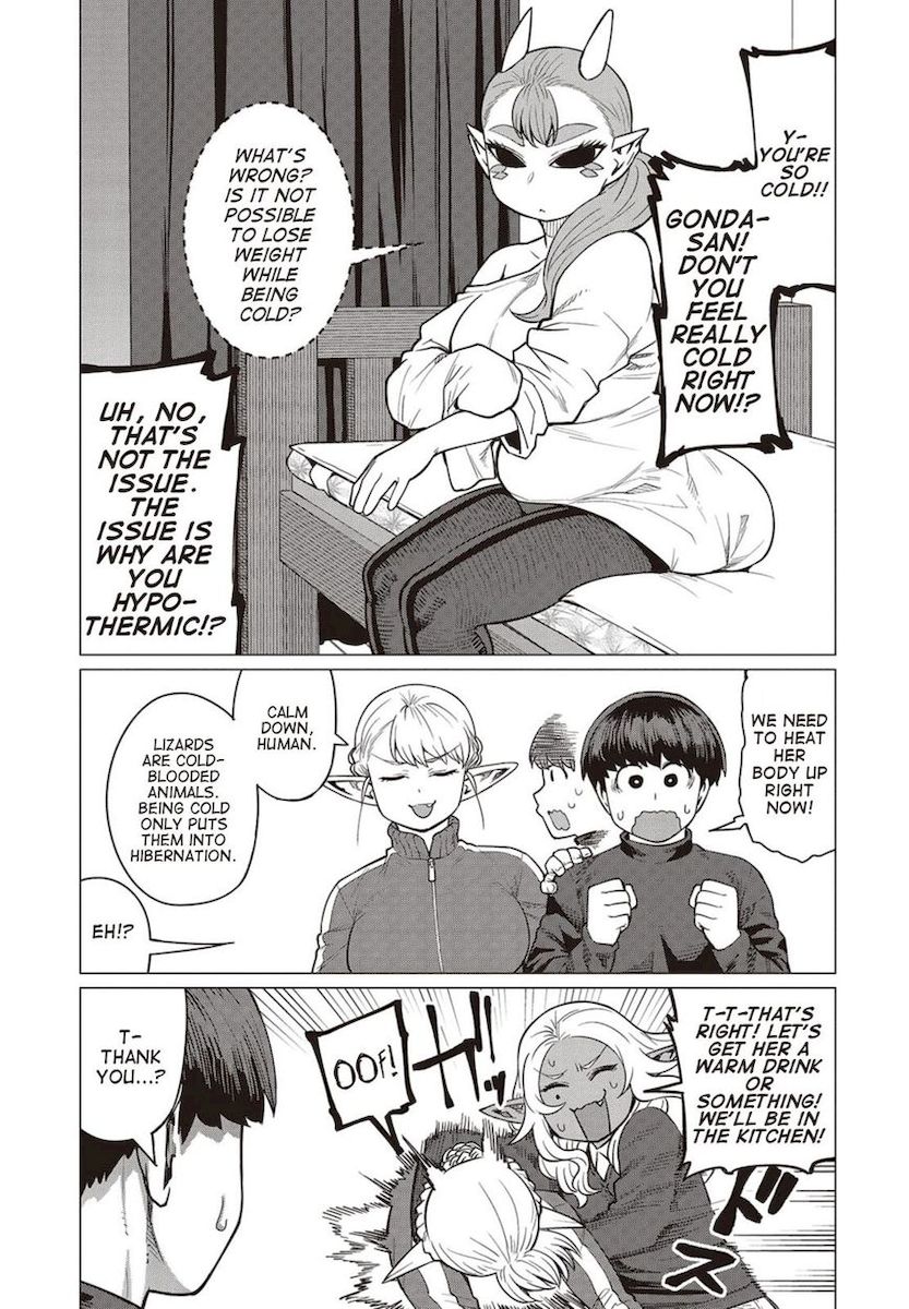 Elf-San Wa Yaserarenai. Chapter 16 - Page 14