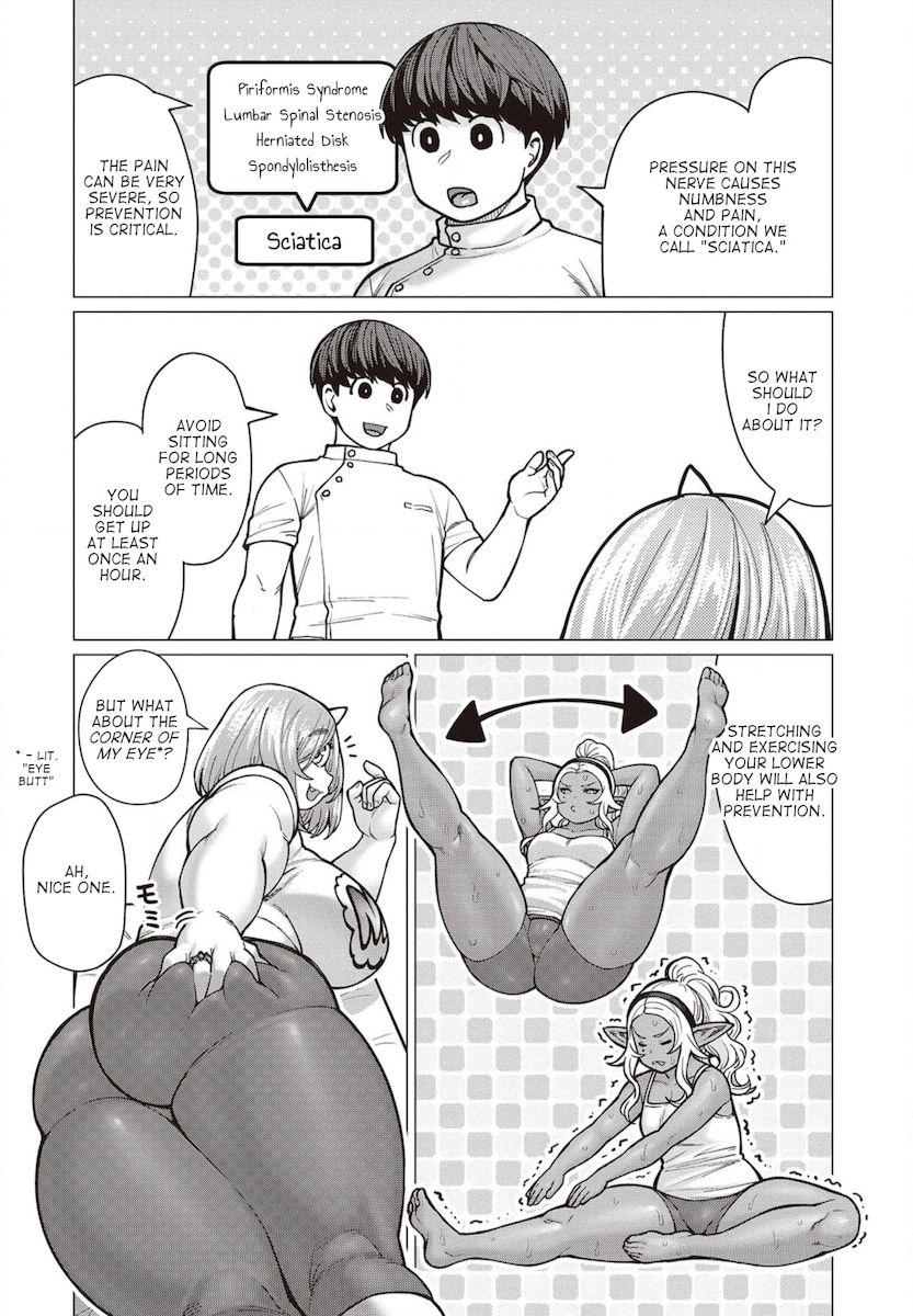 Elf-San Wa Yaserarenai. Chapter 38 - Page 13